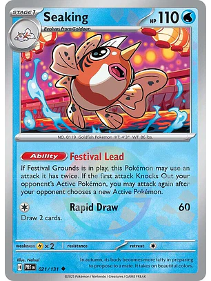 Seaking [Poke Ball] #21/131 Pokémon Prismatic Evolutions