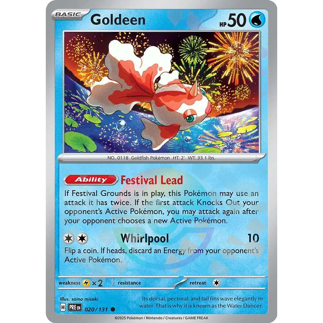 Goldeen [Poke Ball] #20/131 Pokémon Prismatic Evolutions 1