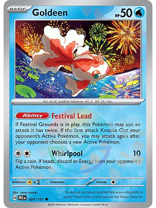 Goldeen [Poke Ball] #20/131 Pokémon Prismatic Evolutions