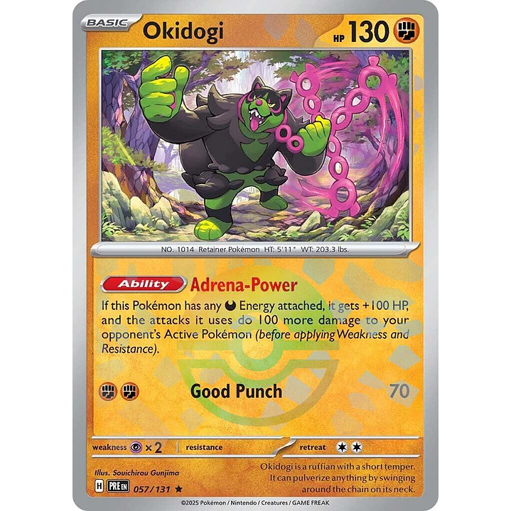 Okidogi [Poke Ball] #57/131 Pokémon Prismatic Evolutions 1