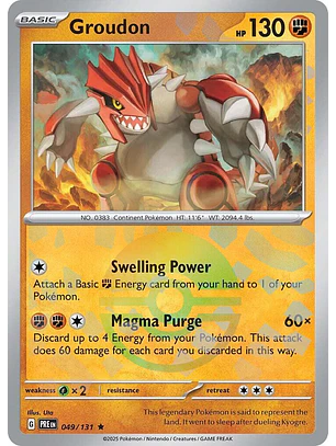 Groudon [Poke Ball] #49/131 Pokémon Prismatic Evolutions