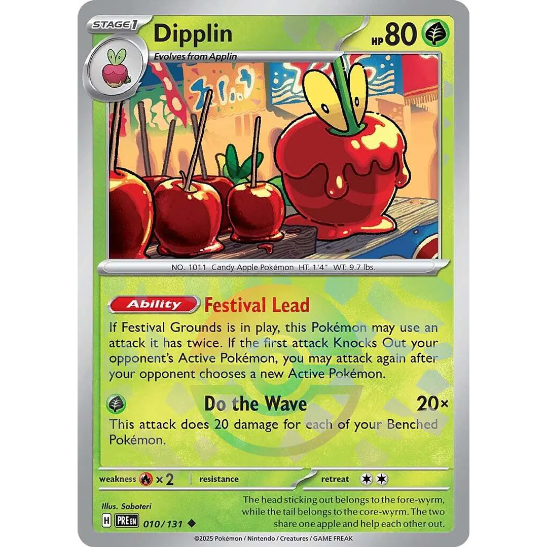 Dipplin [Poke Ball] #10/131 Pokémon Prismatic Evolutions 1