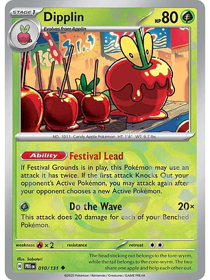 Dipplin [Master Ball] #10/131 Pokémon Prismatic Evolutions