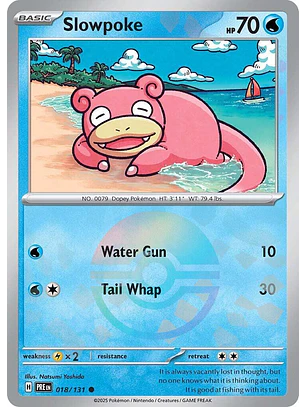 Slowpoke [Poke Ball] #18/131 Pokémon Prismatic Evolutions