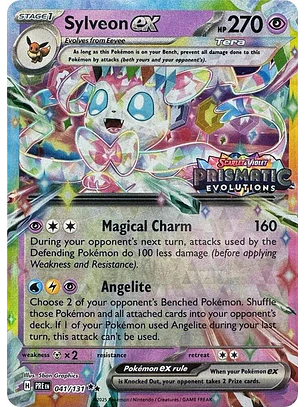 Sylveon ex [Stamped] #41/131 Pokémon Prismatic Evolutions