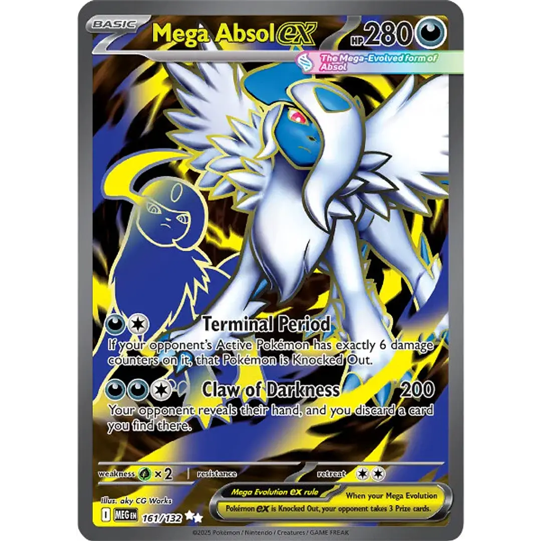Mega Absol ex #161/132 Mega Evolution 1