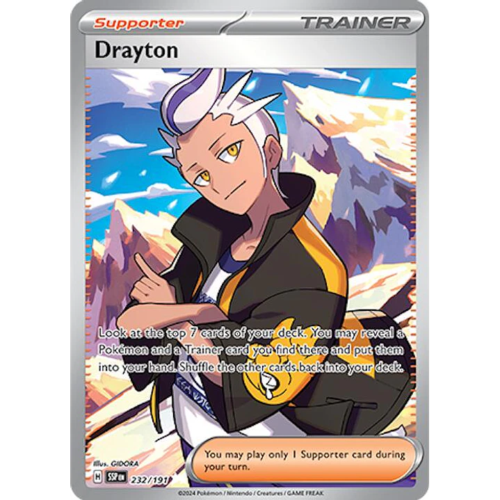 Drayton #232/191 Pokémon Surging Sparks 1