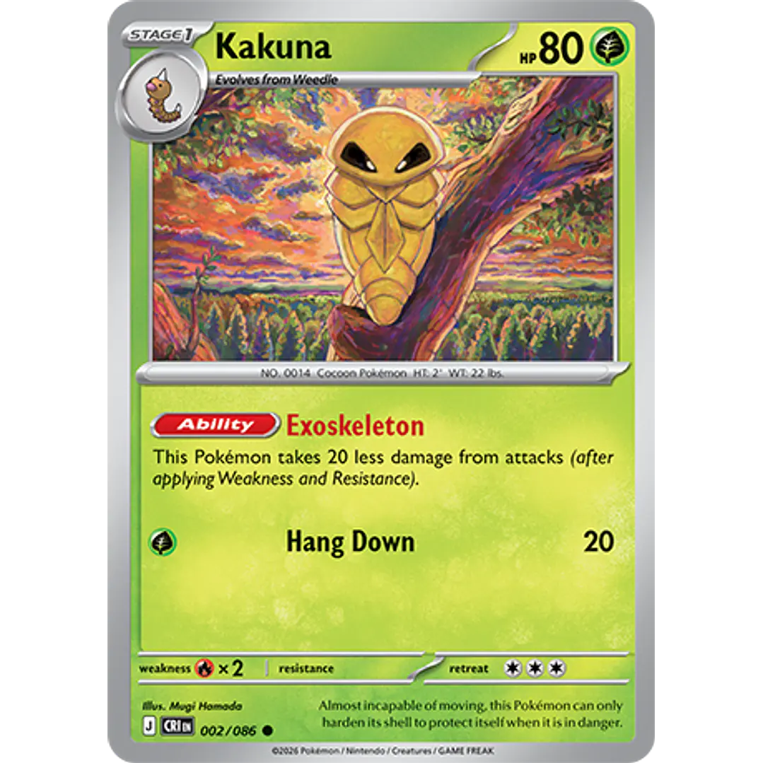 Kakuna #2/86 Chaos Rising 1