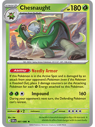 Chesnaught #7/86 Chaos Rising