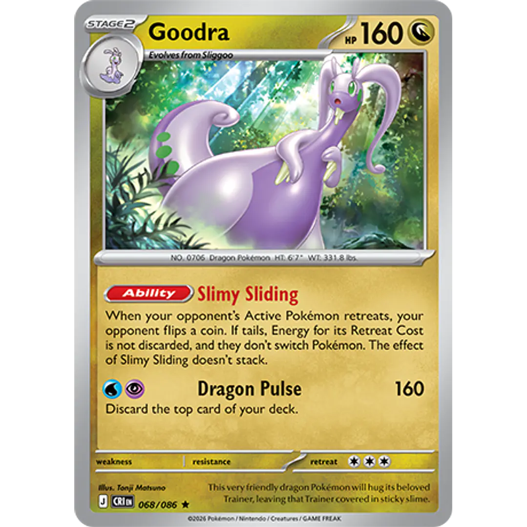 Goodra #68/86 Chaos Rising 1