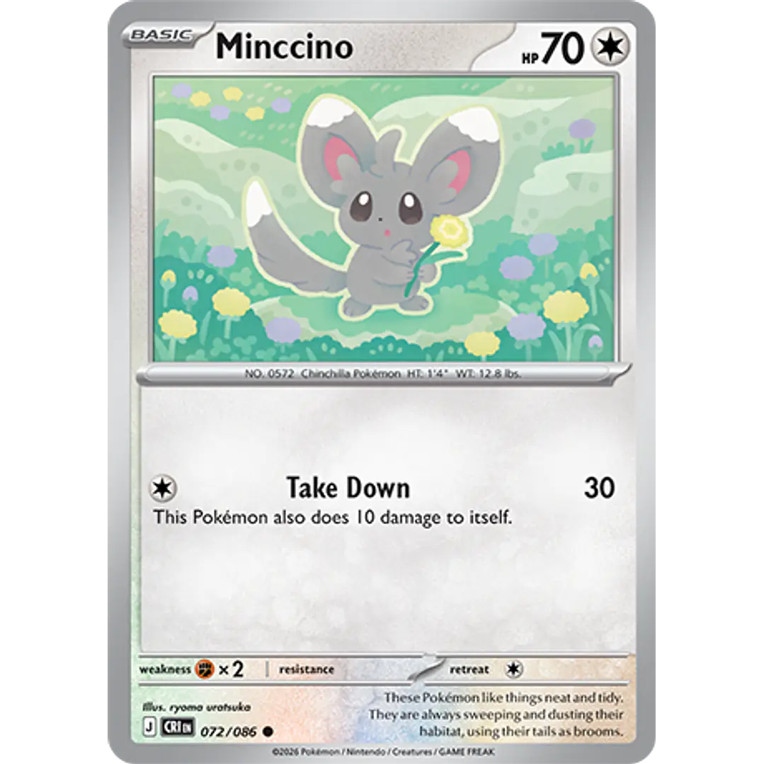 Minccino #72/86 Chaos Rising 1