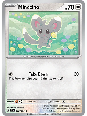 Minccino #72/86 Chaos Rising