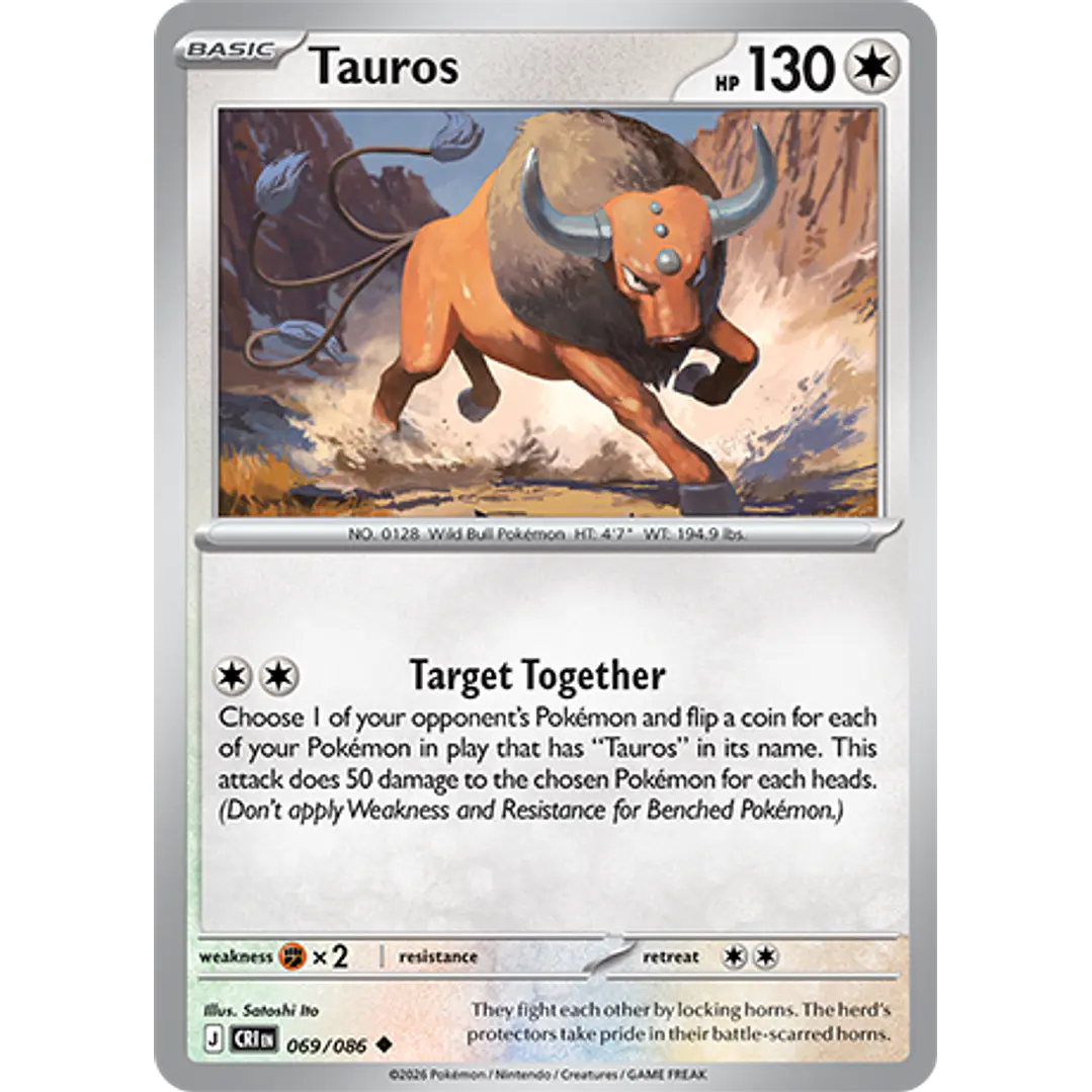 Tauros #69/86 Chaos Rising 1