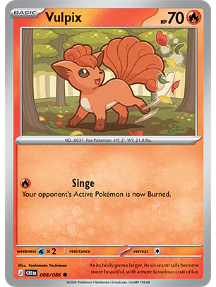 Vulpix #8/86 Chaos Rising