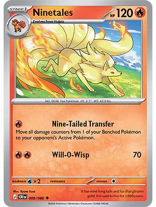 Ninetales #9/86 Chaos Rising