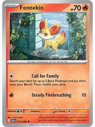 Fennekin #11/86 Chaos Rising