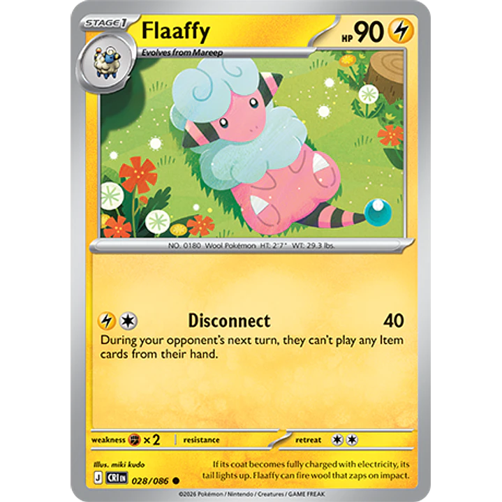 Flaafty #28/86 Chaos Rising 1