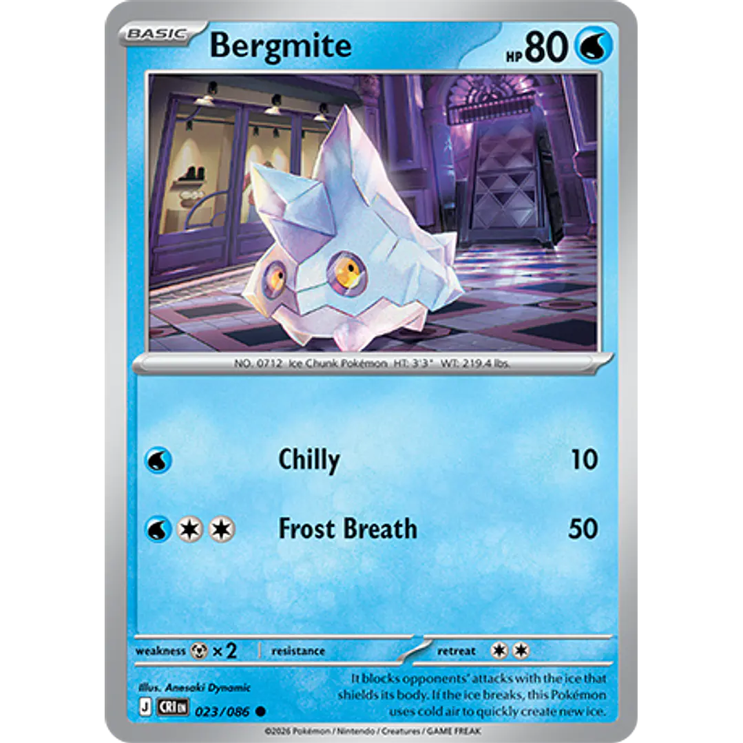 Bergmite #23/86 Chaos Rising 1