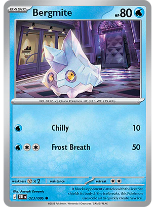 Bergmite #23/86 Chaos Rising