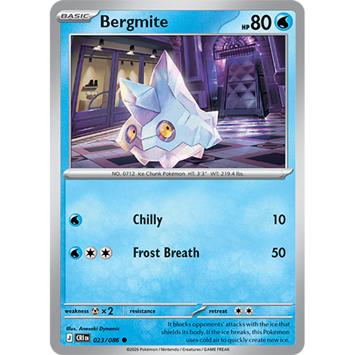 Bergmite #23/86 Chaos Rising 1