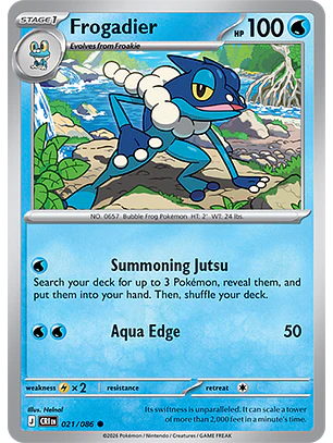 Frogadier #21/86 Chaos Rising