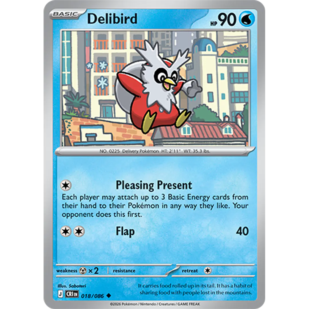 Delibird #18/86 Chaos Rising 1
