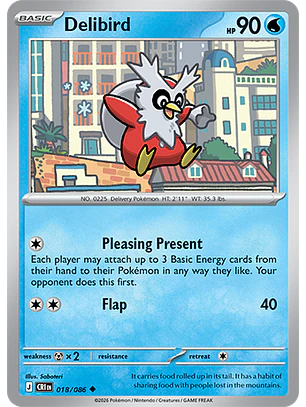Delibird #18/86 Chaos Rising