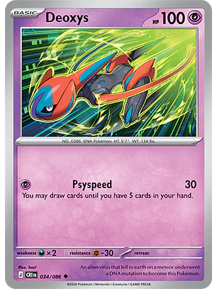 Deoxys #34/86 Chaos Rising
