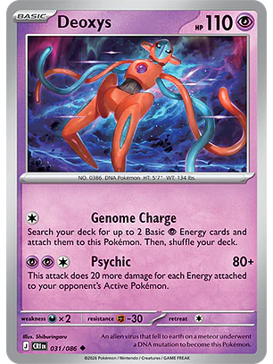 Deoxys #31/86 Chaos Rising