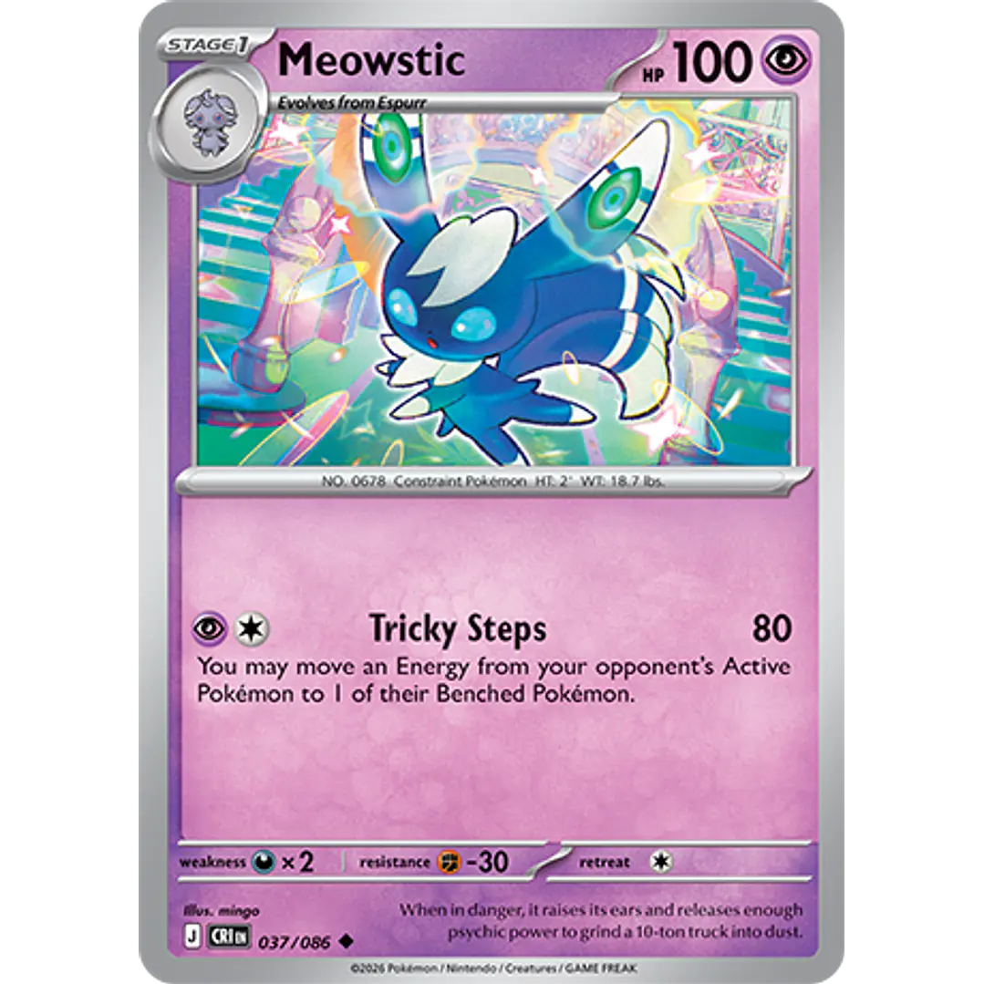 Meowstic #37/86 Chaos Rising 1