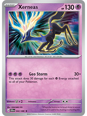 Xerneas #42/86 Chaos Rising