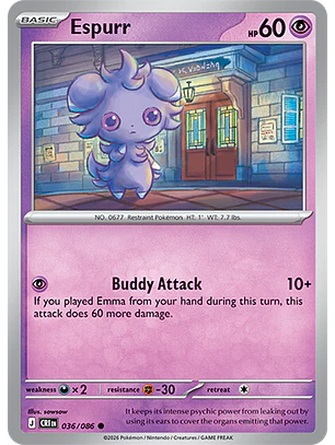 Espurr #36/86 Chaos Rising