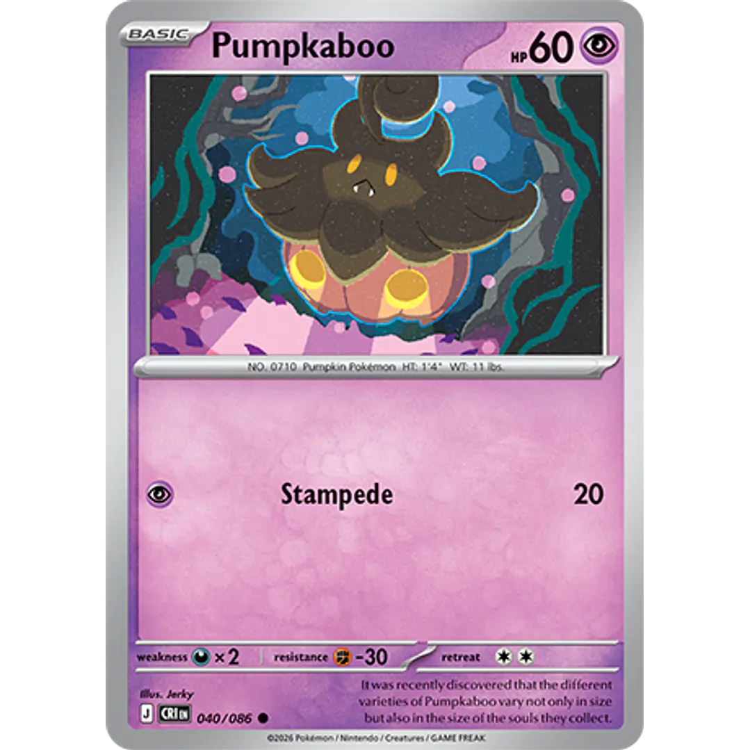 Pumpkaboo #40/86 Chaos Rising 1