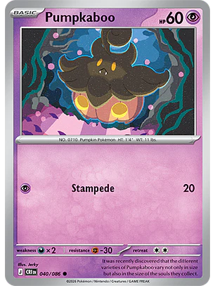 Pumpkaboo #40/86 Chaos Rising