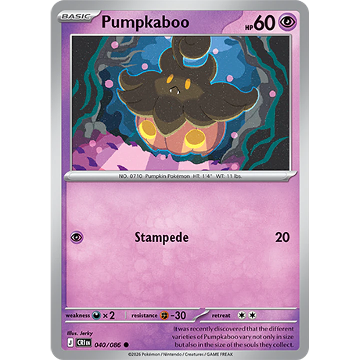 Pumpkaboo #40/86 Chaos Rising 1