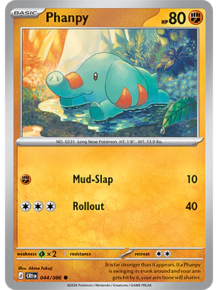 Phanpy #44/86 Chaos Rising