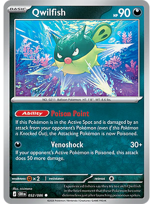 Qwilfish #52/86 Chaos Rising