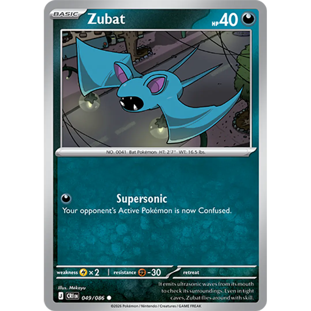 Zubat #49/86 Chaos Rising 1