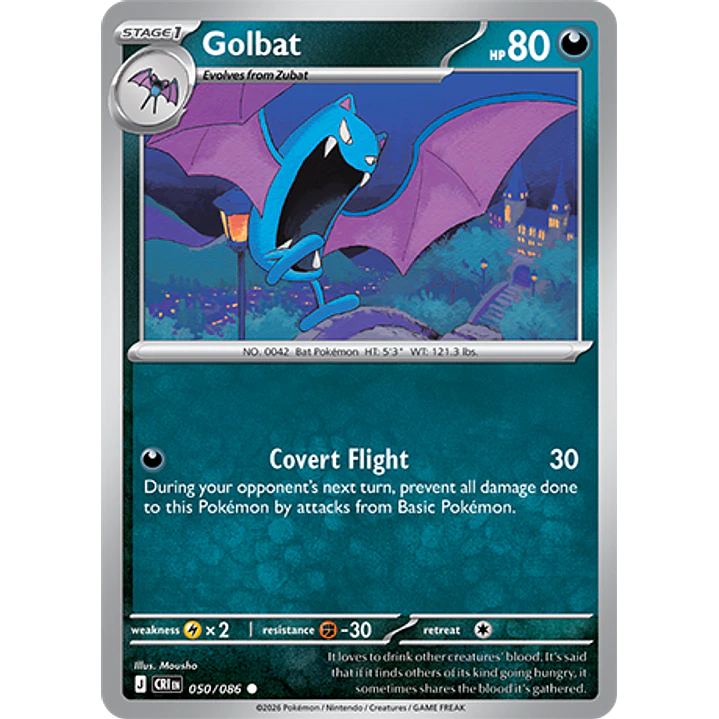 Golbat #50/86 Chaos Rising 1