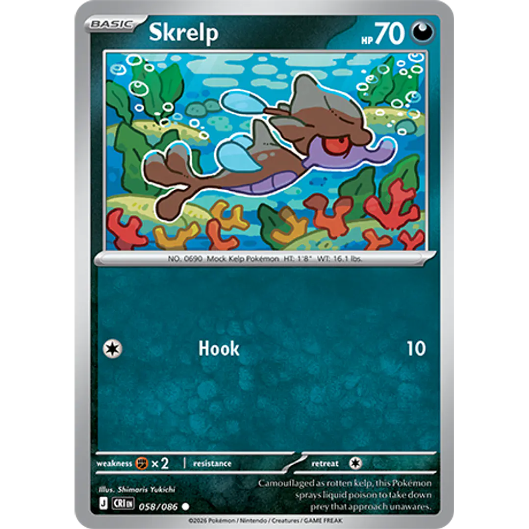 Skrelp #58/86 Chaos Rising 1