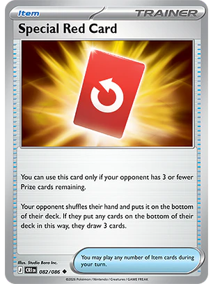Special Red Card #82/86 Chaos Rising