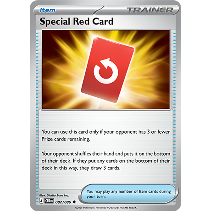 Special Red Card #82/86 Chaos Rising 1