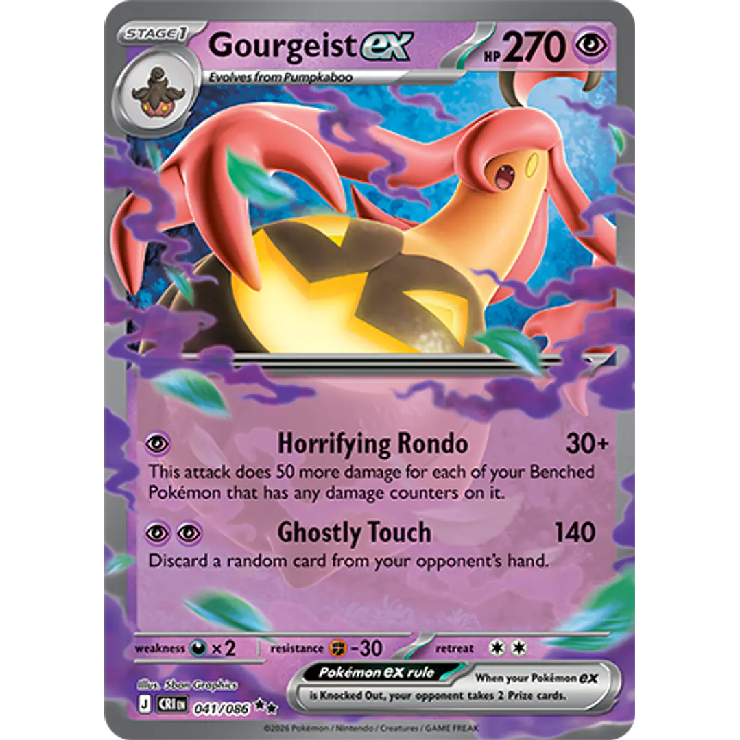 Gourgeist ex #41/86 Chaos Rising 1