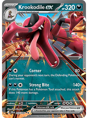 Krookodile ex #55/86 Chaos Rising
