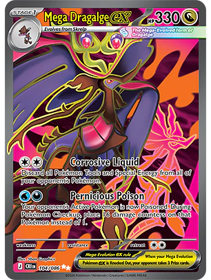 Mega Dragalge ex #104/86 Chaos Rising