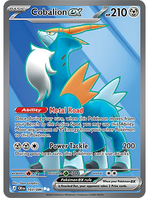 Cobalion ex #103/86 Chaos Rising