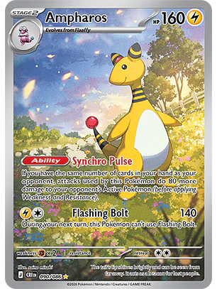 Ampharos #90/86 Chaos Rising