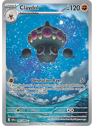 Claydol #92/86 Chaos Rising