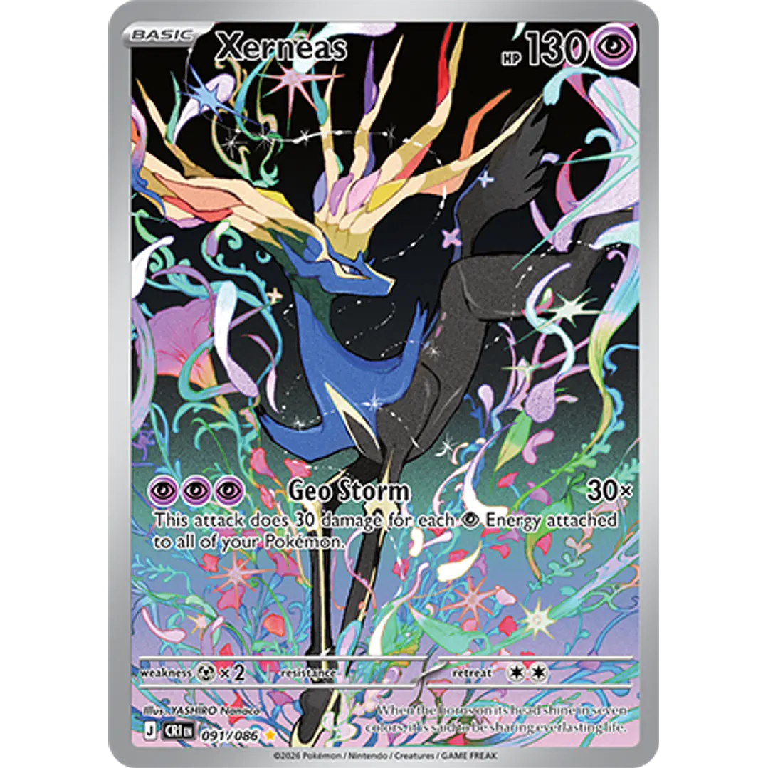 Xerneas #91/86 Chaos Rising 1