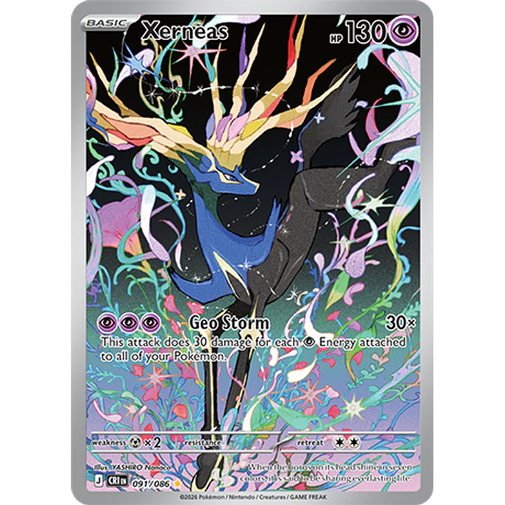 Xerneas #91/86 Chaos Rising 1